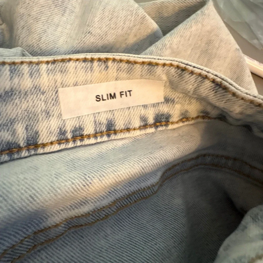 Judy‎ Blue Slim Fit High Rise Acid Wash Jeans Light Blue Size 13/31 JB88241